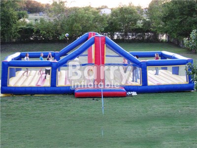 Giant Lawn Inflatable Volleyball Court For Sale,Inflatable Volleyball Field BY-IS-015